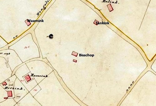 1847 kaart 1847 RAZ Bisschop (kaart Burger Weeshuis)
